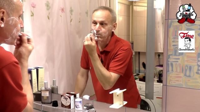 The LASCC/Wolfman BBS-1 Razor & Fine Classic Shaving Soap Santal Absolut | Бритье с HomeLike