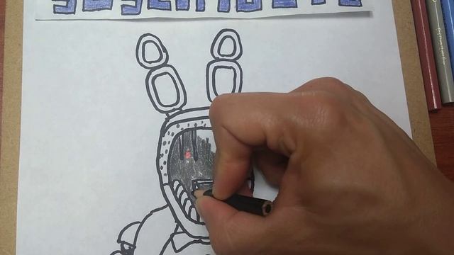 Cómo DIBUJAR y PINTAR a ??OLD BONNIE ??? de FIVE NIGHTS AT FREDDY'S/how to DRAW OLD BONNIE ? смотреть онлайн