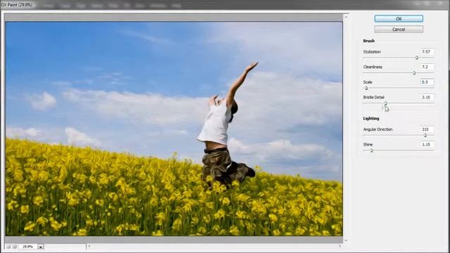 60 Second Photoshop Tutorial CS6 New Oil Paint Filter HD смотреть онлайн