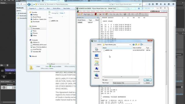 How to import cir spice model and convert to olb part for orcad capture using a model editior смотреть онлайн