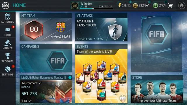 FIFA MOBILE 18 HOW TO IMPROVE YOUR SQUAD - 87 Ovr RONALDO смотреть онлайн