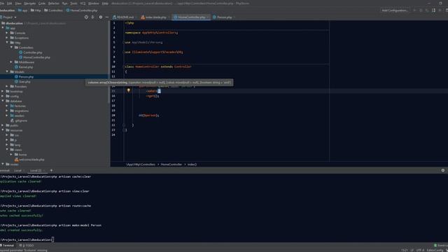 Laravel - SELECT / QUERY BUILDER & ELOQUENT ORM смотреть онлайн