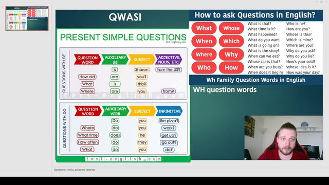 Вопросы. Questions. смотреть онлайн