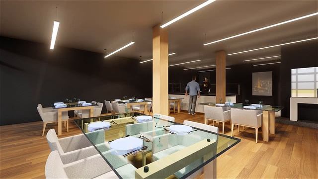 Stunning Cafe and Juice Bar Shop Design with 3D Modeling by CivilMix - Download Revit Model Now смотреть онлайн