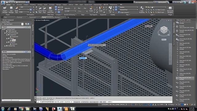 AutoCAD Plant3D - Piping Support Modeling смотреть онлайн