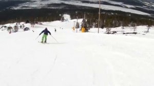 Техника короткого поворота в карвинге