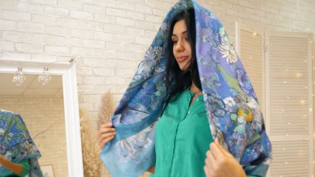 Платок из хлопка «10599», вид 11 смотреть онлайн