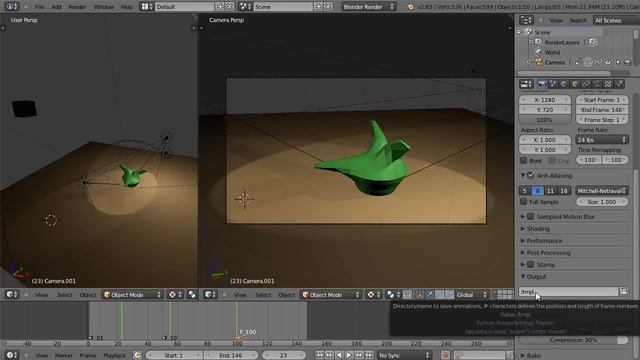 Blender Tutorial - Rendering Animation Frames to a File смотреть онлайн