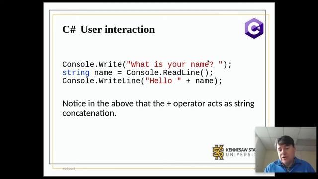Java/C# - Review Variables, If Statements, Reading/Writing смотреть онлайн
