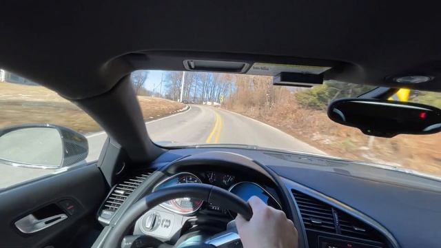Audi R8 V10 POV Test Drive (3D Audio)(ASMR) Exhaust смотреть онлайн