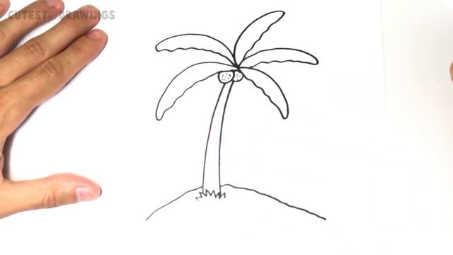 How to draw a Island for kids | Island Easy Draw Tutorial смотреть онлайн