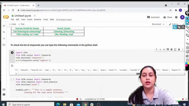 Removing stop words with NLTK in Python | AI lecture-11 | GeeksforGeeks School смотреть онлайн