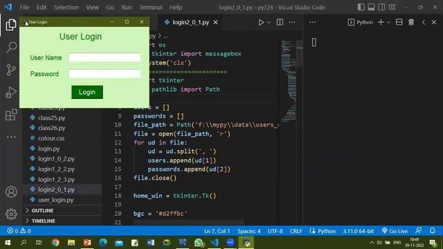 Python Tutorial 26/30: Tkinter project with MySQL Database Part-5 смотреть онлайн