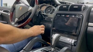 Porsche Cayenne can bus most android порш каен установка магнитолы андройд