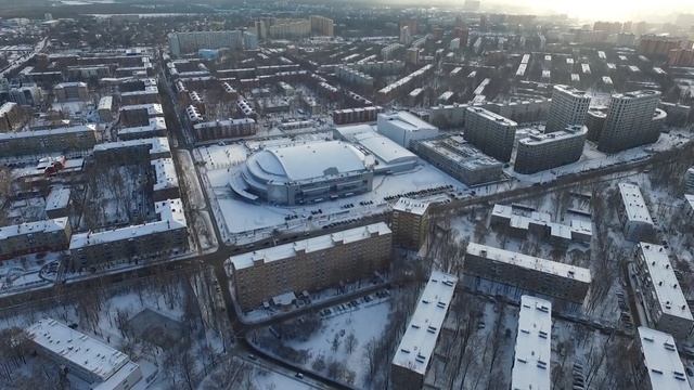 мытищи,арена,центр,зима,панорама,проспект мира,улица летная, смотреть онлайн