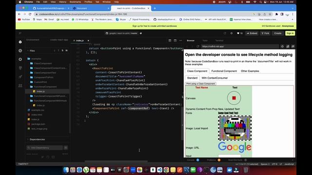 How to print component in React | React Js смотреть онлайн