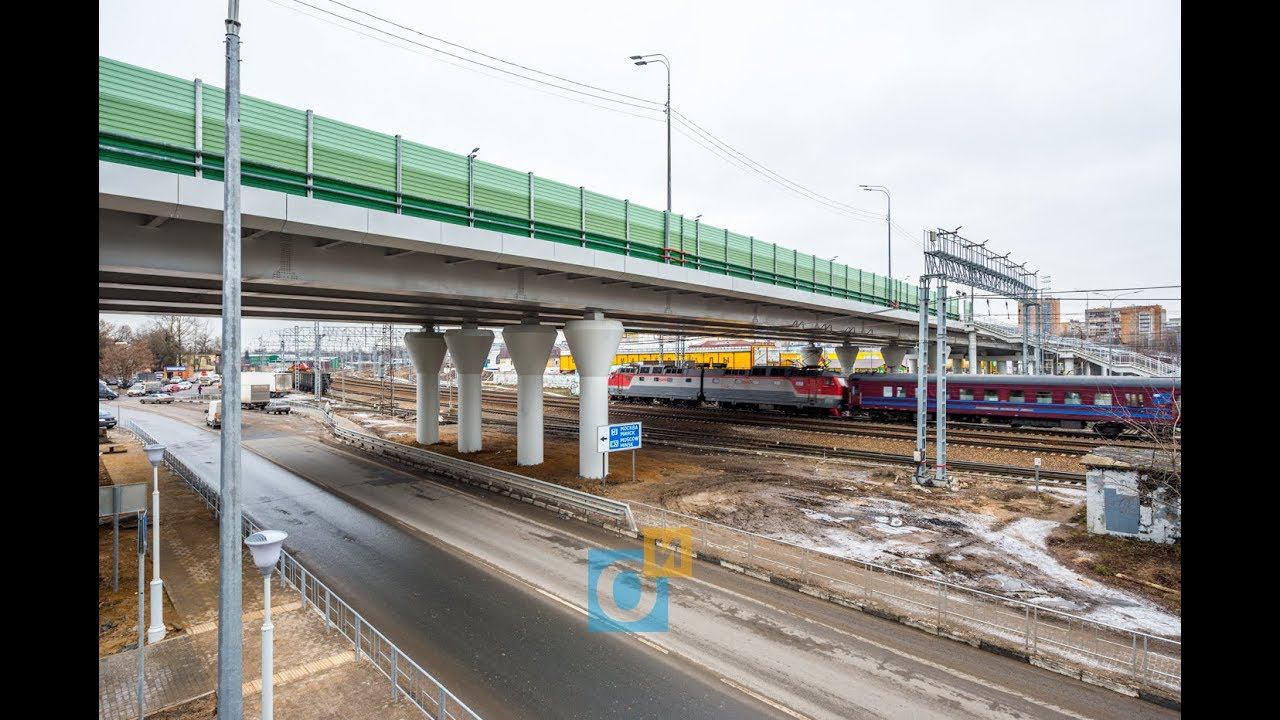 В Одинцово открыли путепровод в 8 микрорайон 20.12.2017 смотреть онлайн