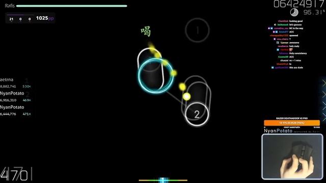 [10.04⭐Live] NyanPotato | THE ORAL CIGARETTES - Mou Ii kai? [Rain] +HDNC 94.95% {1001pp 2❌} - osu! смотреть онлайн