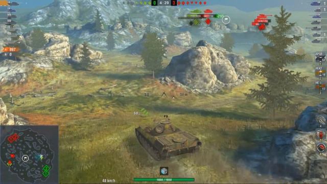 Standard B | 4.057 Damage | World of Tanks Blitz смотреть онлайн