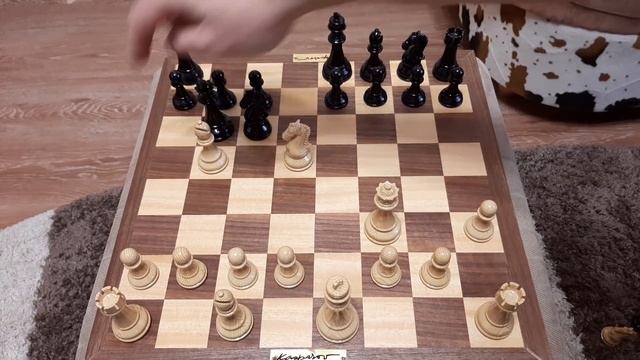 Шахматы. Пешка за 1 ход ловит ферзя. Шахматная ловушка. смотреть онлайн