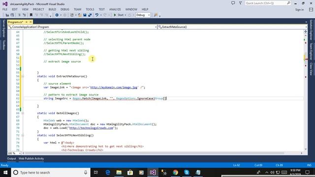 How to Extract Image Source using Regex C# смотреть онлайн