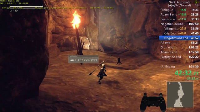 NieR:Automata A ending speedrun Any% Nomal IGT 1:29:35 смотреть онлайн