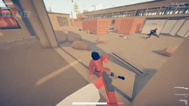 PUBG И FORTNITE НЕРВНО КУРЯТ В СТОРОНКЕ - TOTALLY ACCURATE BATTLEGROUNDS (TABG) смотреть онлайн