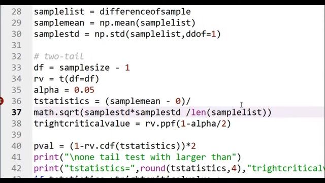 假设检验之成对 T 检验（Paired T Test ）Python统计48——Python程序设计系列152 смотреть онлайн