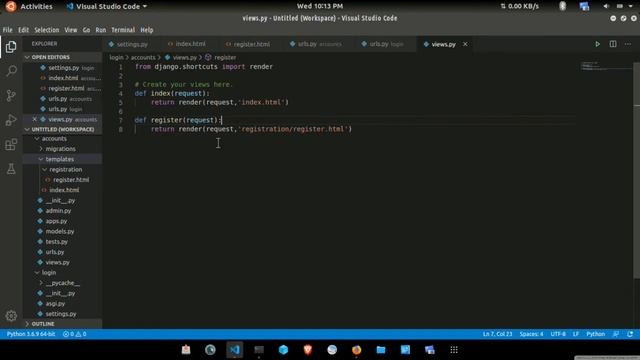 User Registration in django | signup | Tamil tutorial 11 смотреть онлайн