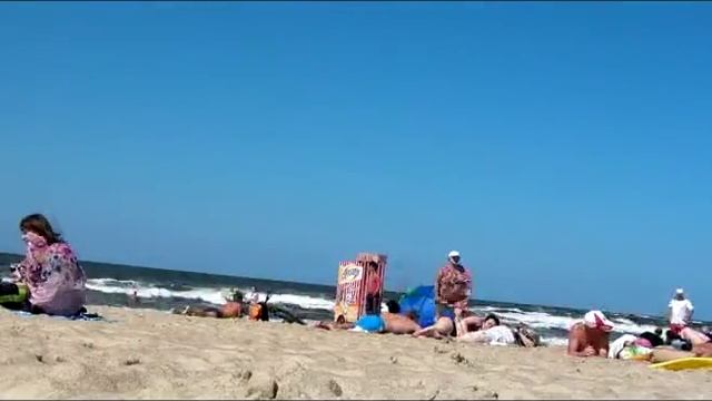 Palanga. Beach timelapse смотреть онлайн