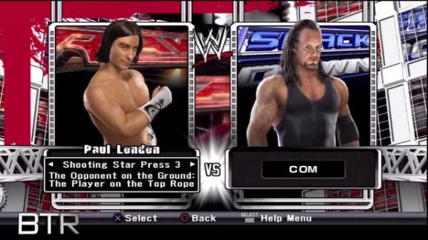 WWE Smackdown vs Raw 2009 Character Select Screen Including All DLC Packs Roster