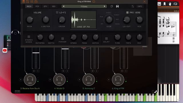Rachmaninov prelude produced on a massive 20 oscillator synthesizer смотреть онлайн