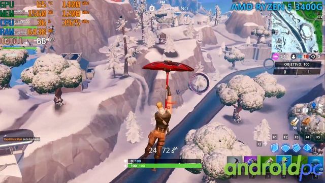 TEST FORTNITE: AMD Ryzen 5 3400G con 16GB RAM DDR4 смотреть онлайн