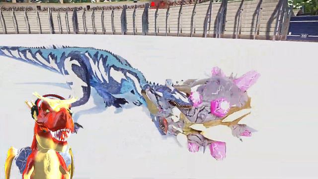 ALL ARMORED DINOSAURS | BATTLE ROYALE 3 - Jurassic World Evolution (Dinosaur King Mods) смотреть онлайн