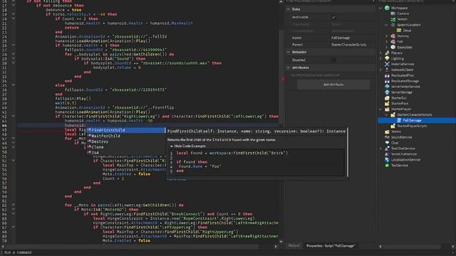 Roblox Studio Fall Damage System смотреть онлайн