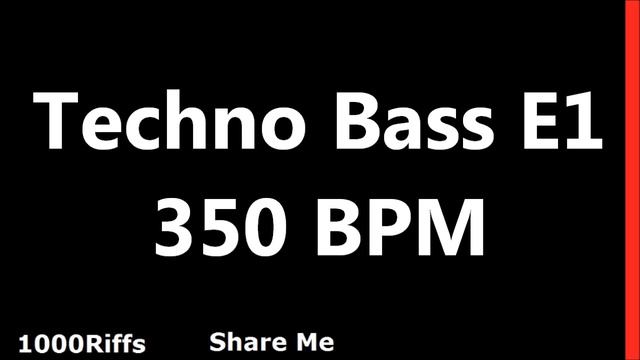 Techno Bass E1 Metronome : 350 BPM смотреть онлайн