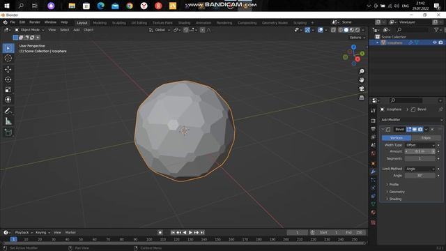 Как создать шар для боулинга легко и просто\ В blender смотреть онлайн