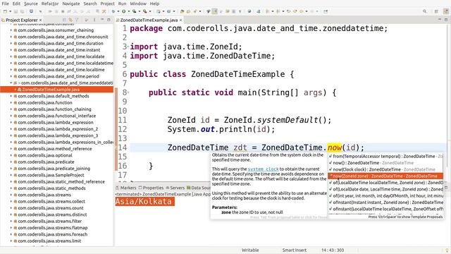 42 ZonedDateTime Class In Java 8 Date And Time API смотреть онлайн