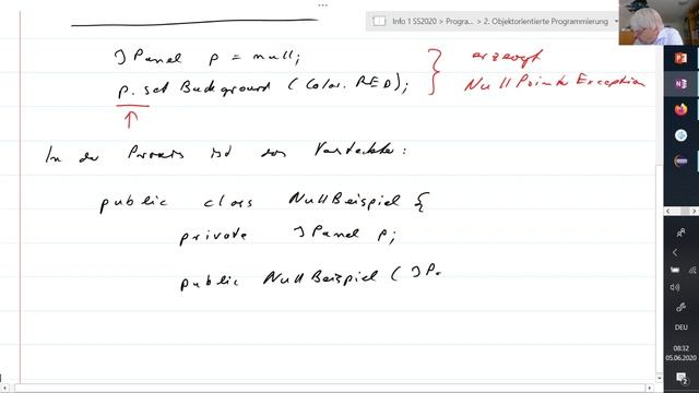 Java Kurs 2.8 Die NullPointerException смотреть онлайн