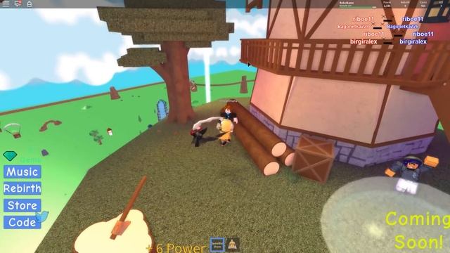 СИМУЛЯТОР ПИНКА! ПОЛУЧИЛ СУПЕР СИЛУ ЗА 300 РОБУКСОВ ROBLOX Knockout Simulator смотреть онлайн