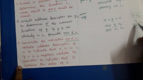 Compiler Design: A Simple Code Generator