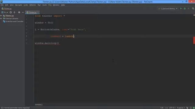 15- كيفيه استخدام ال Lambda فى ( Python , Tkinter ) لتطبيقات سطح المكتب смотреть онлайн