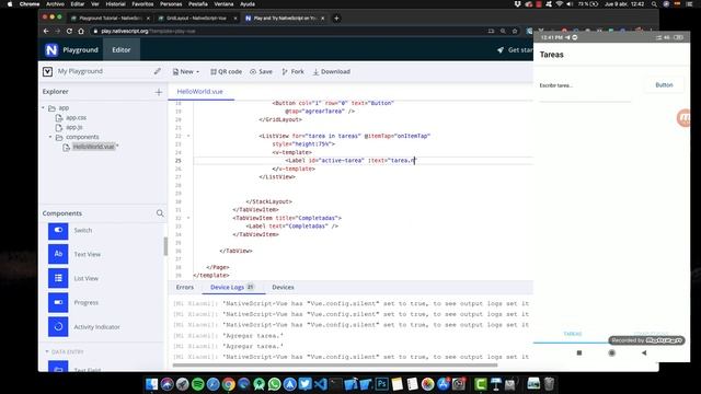 NativeScript Vue Introducción - Creando Apps Móviles Nativas con Vue.js смотреть онлайн