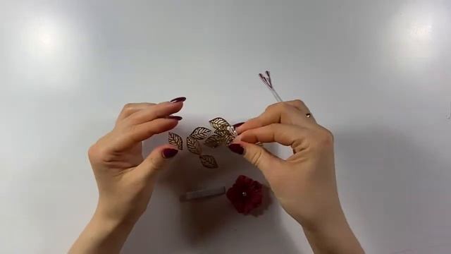 Заколка «Цветок» из искусственной замши смотреть онлайн