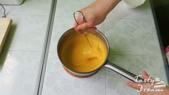 Курд (заварной крем) из манго/ Mango curd. смотреть онлайн