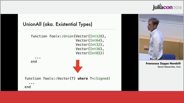 JuliaCon 2018 | Subtyping made friendly | Francesco Zappa Nardelli смотреть онлайн