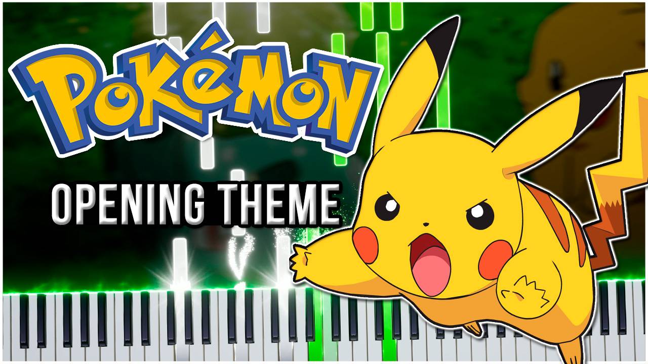 Opening Theme (Pokémon Red & Blue) 【 КАВЕР НА ПИАНИНО 】 смотреть онлайн