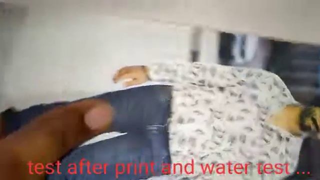 canon imagePROGRAF TM-5200 compitable ink test after water test( third party ink) смотреть онлайн