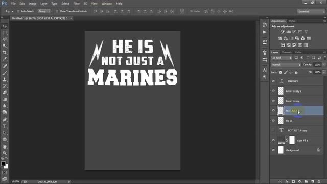 Military T-Shirt Design For Gearlaunch In Photoshop Tutorial смотреть онлайн