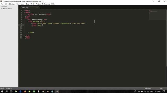 php tutorial post and get method смотреть онлайн